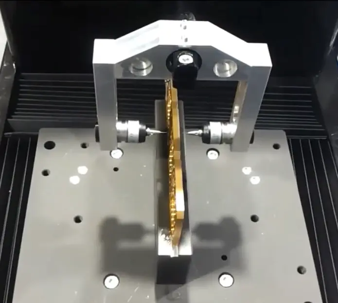 Uhrenplatinen beidseitig Messen