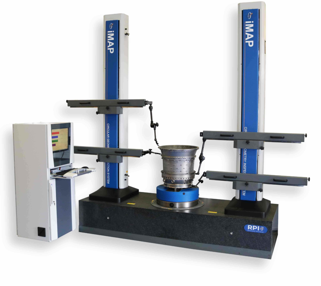 Luftgelagerter Rundmesstische mit Auswertesystem iMAP2